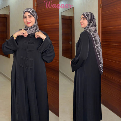 ‏ ‏عباية أنيقة بتفاصيل فاخرةREF123