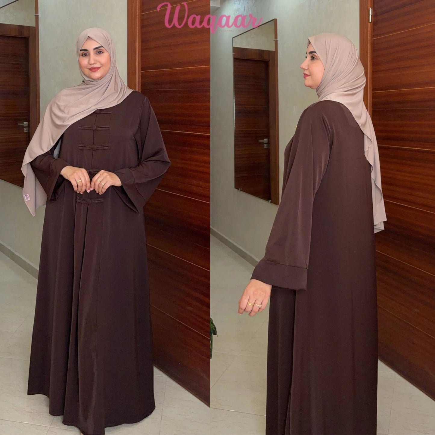 ‏ ‏عباية أنيقة بتفاصيل فاخرةREF123