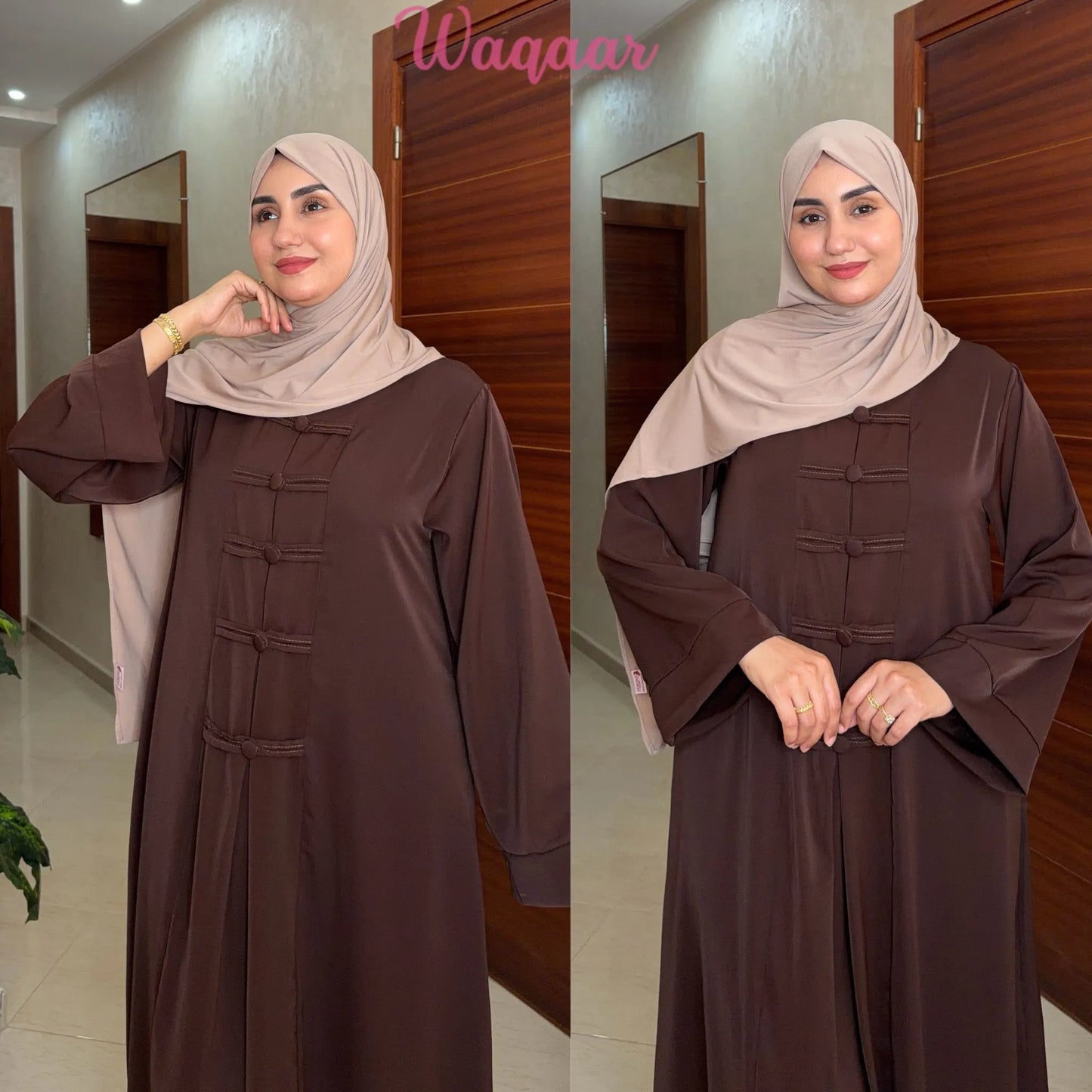‏ ‏عباية أنيقة بتفاصيل فاخرةREF123