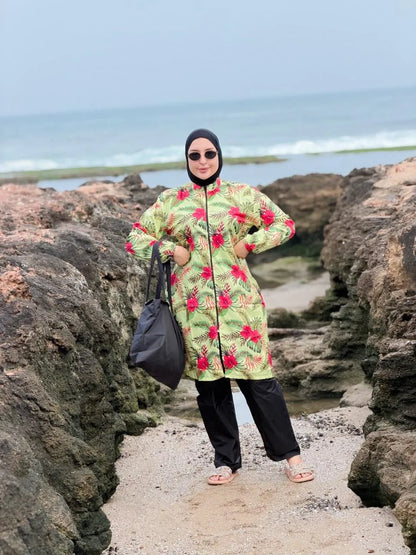 بوركيني صيفي مع حقيبة هدية