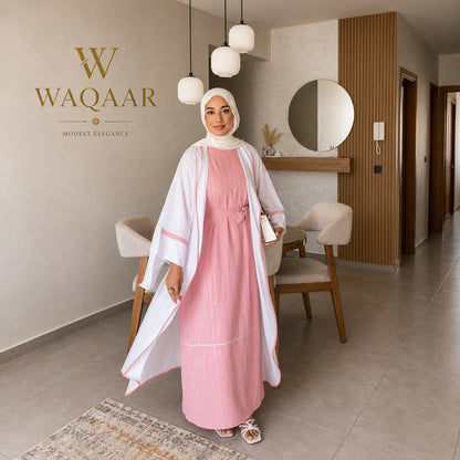 ENSEMBEL KIMONO - طقم كيمونو  لينا الفاخر REF126